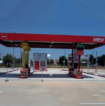 Estación de servicio de Supermercados Simply
